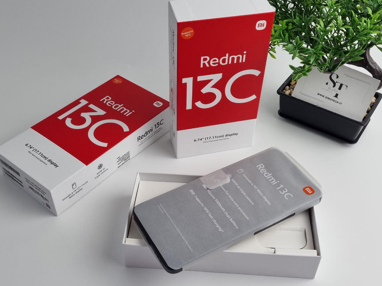 ✅XIAOMI REDMI 13C 17,1CM 6.74" ✅DOPPIA SIM 4GB RAM 128GB ✅NUOVO SIGILLATO✅